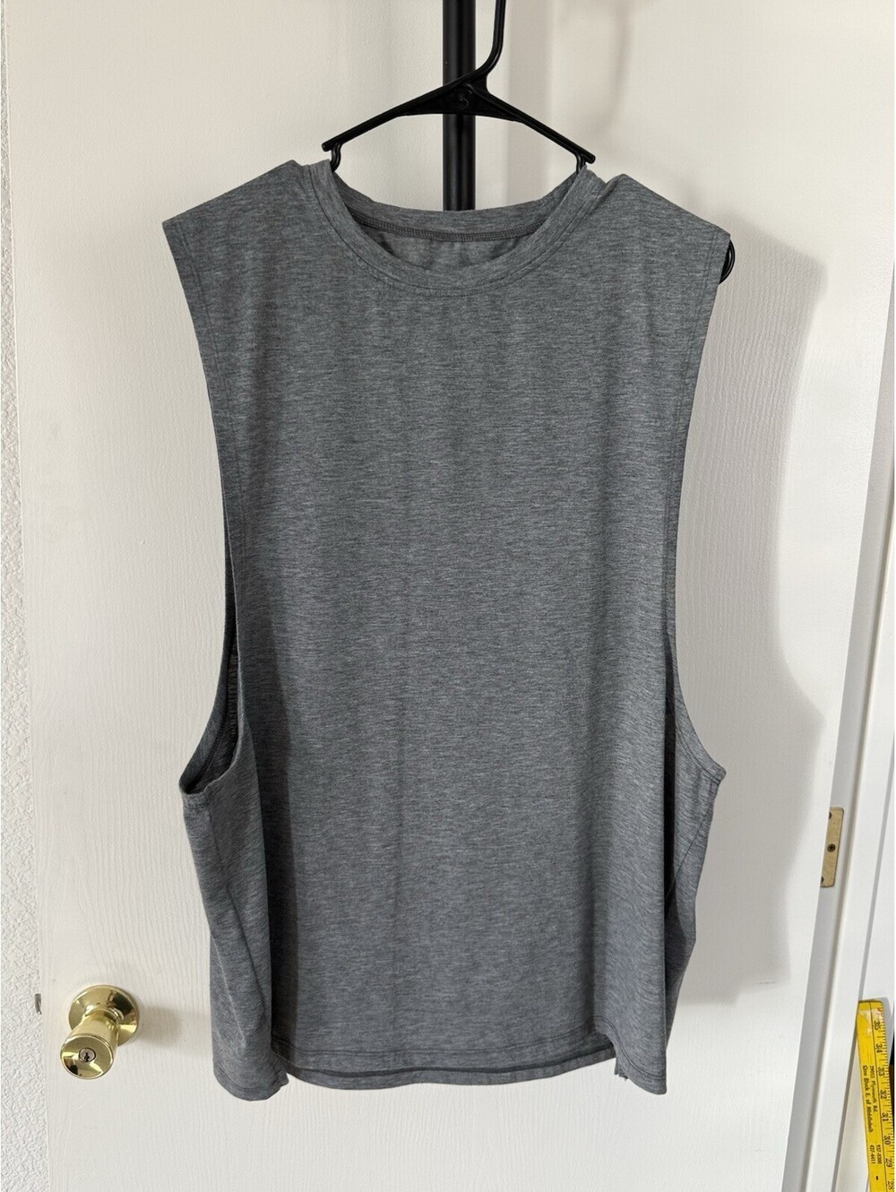 COOFANDY Men’s Sleeveless Muscle Tank Top Gray XL Gym Workout